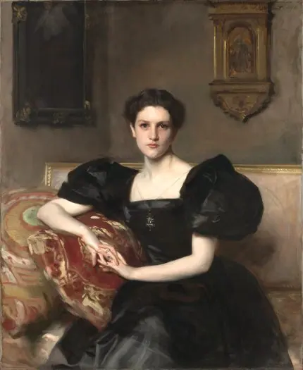 Siyah Elbiseli Hanım Sargent