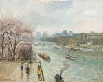 Yağmurlu Öğleden Sonra Louvre