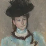 Siyah Şapkalı Kadın Cassatt