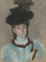 Siyah Şapkalı Kadın Cassatt