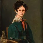 Corot Genç Kadın Portresi