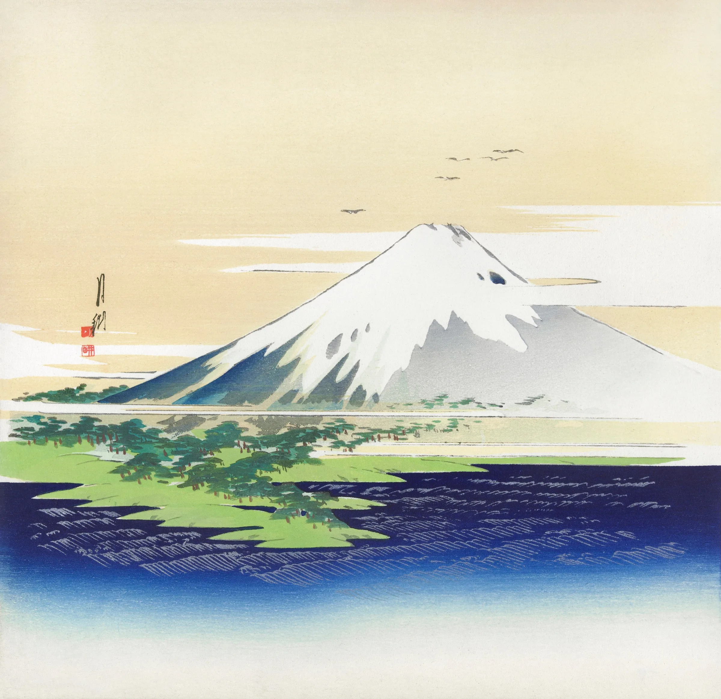 Fuji Dağı Gekko Fuji Dağı Gekko