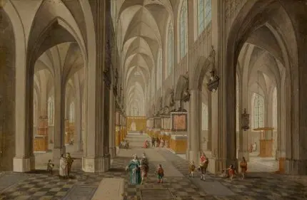 Antwerp Katedrali İç Mekânı