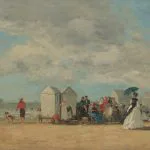 Kabinli Sahil Sahnesi