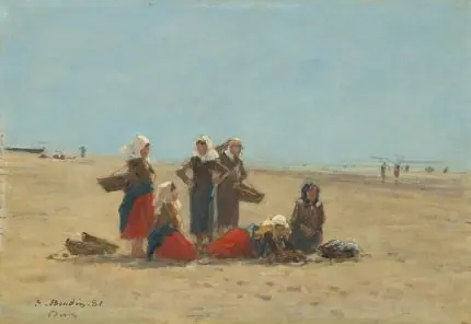 Berck Sahilinde Kadınlar