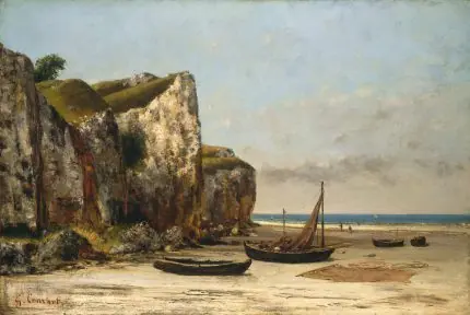 Normandiya Sahilinde Tekneler