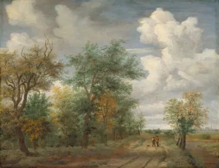 Ağaçlıklı Kır Yolu