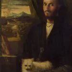 Köpeğiyle Bey Portresi
