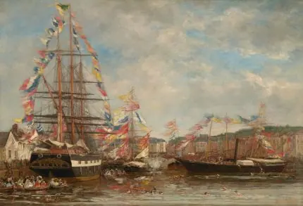 Honfleur Limanında Şenlik