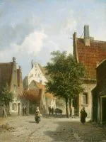 Amsterdam Sokak Manzarası