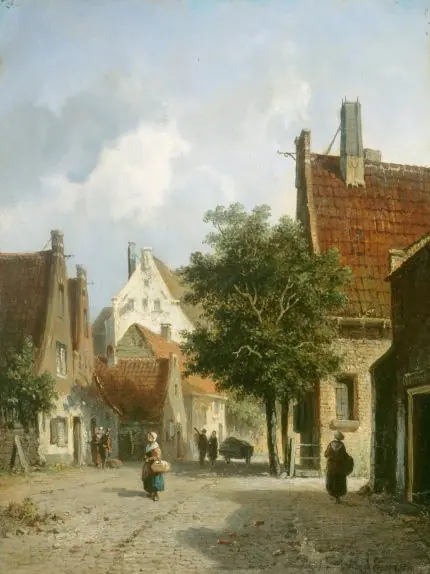 Amsterdam Sokak Manzarası
