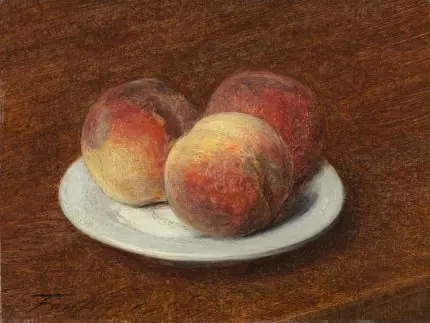 Tabakta Üç Şeftali