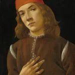 Botticelli Genç Adam Portresi