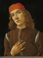 Botticelli Genç Adam Portresi