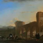 Gün Batımında Tiber Köprüsü