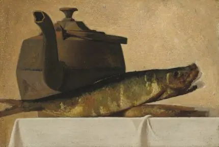 Beyaz Örtüde Balık