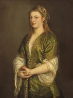 Elma Tutan Kadın Titian