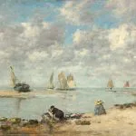 Trouville Yakınında Çamaşırcı