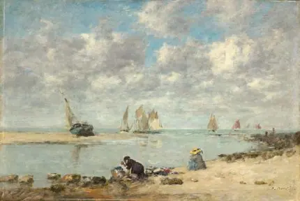 Trouville Yakınında Çamaşırcı