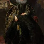 Siyah Elbiseli Markiz Balbi