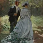 Ormanda Çift Monet