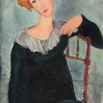 Kızıl Saçlı Kadın Modigliani
