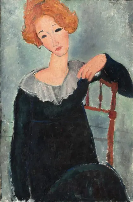 Kızıl Saçlı Kadın Modigliani