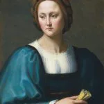 Mavi Elbiseli Lucrezia