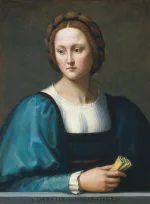 Mavi Elbiseli Lucrezia