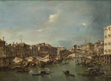 Rialto Köprüsü Büyük Kanal