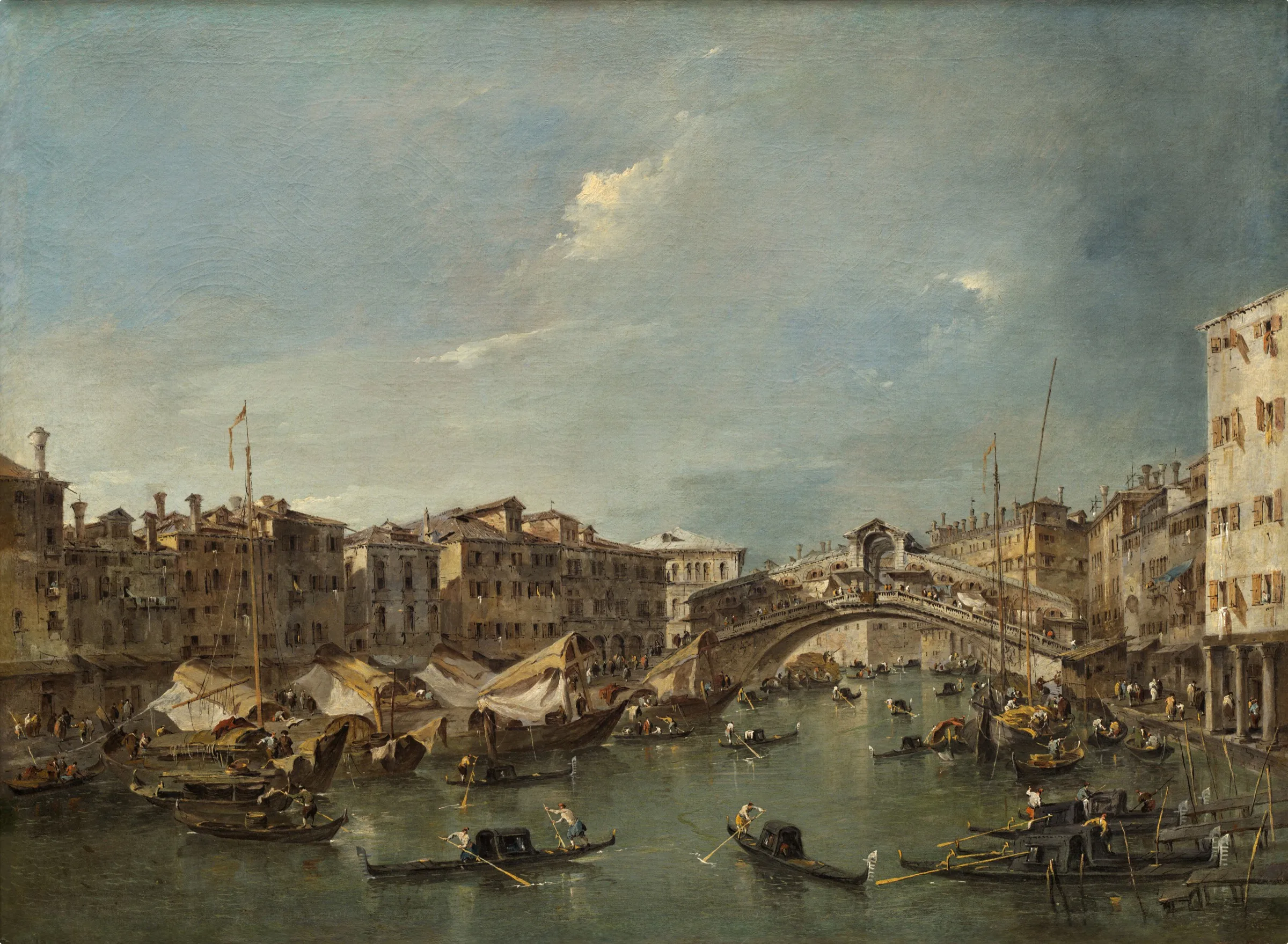 Rialto Köprüsü Büyük Kanal Rialto Köprüsü Büyük Kanal