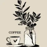 Kahve Fincanı ve Yeşillik