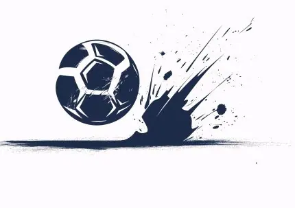 Lacivert Futbol Topu