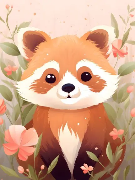 Yeşillikte Kızıl Panda