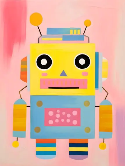 Sarı Mavi Robot