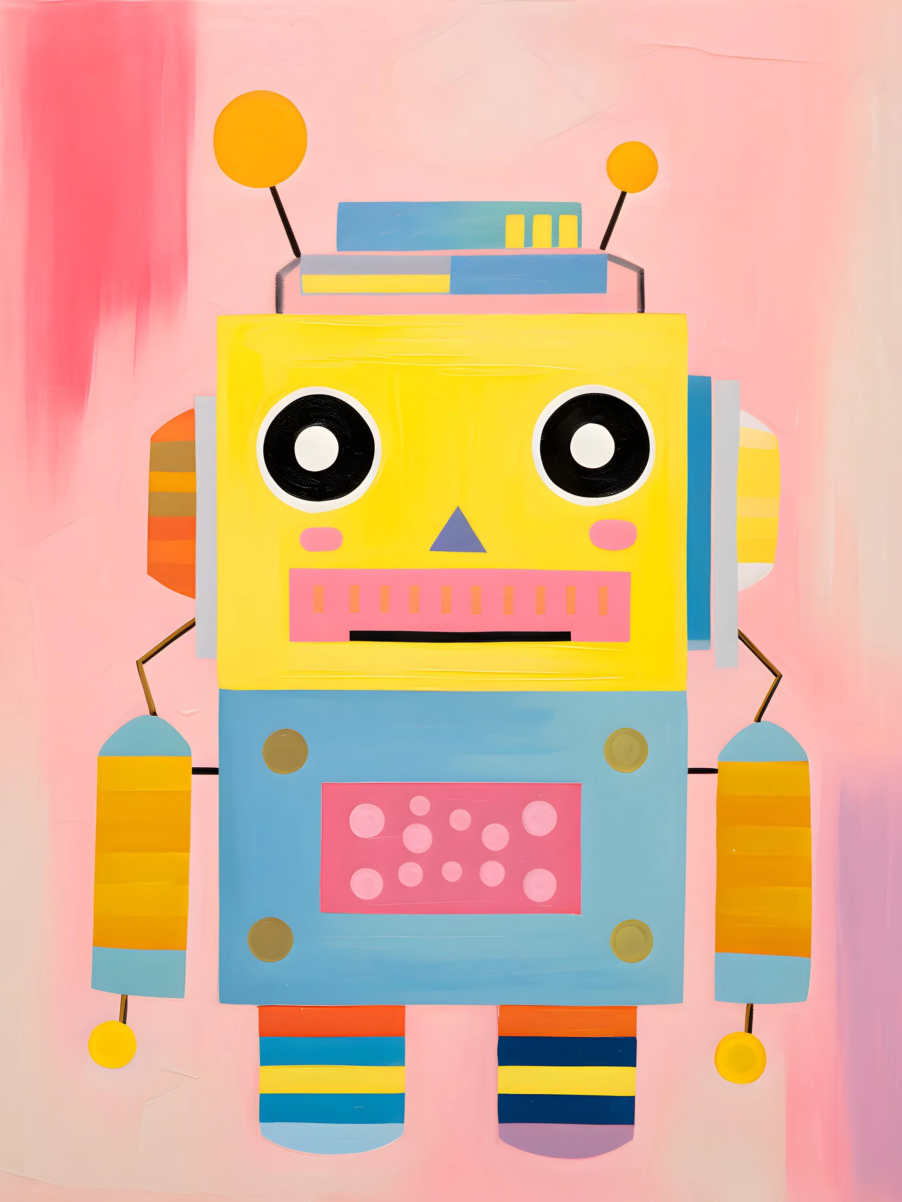 Sarı Mavi Robot Sarı Mavi Robot