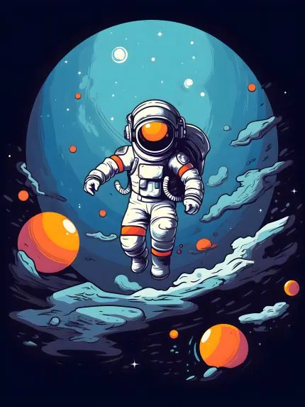 Uzayda Yürüyen Astronot