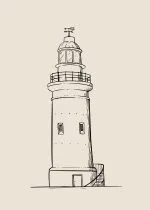 Deniz Feneri Çizimi