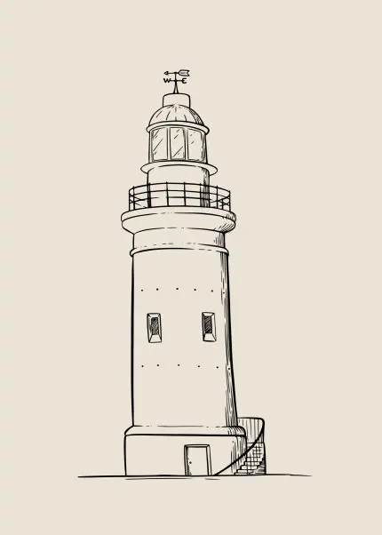 Deniz Feneri Çizimi