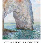 Monet Étretat Kaya Kemeri Afişi