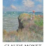 Monet Pourville Kayalığı Afişi