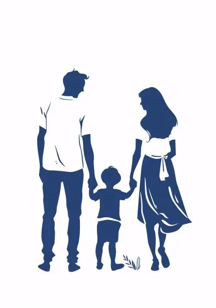 Aile Silüeti Lacivert