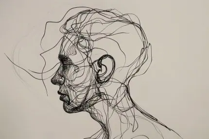 Karalama Profil Portre