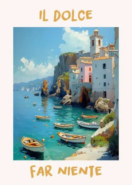Il Dolce Far Niente Akdeniz Afişi
