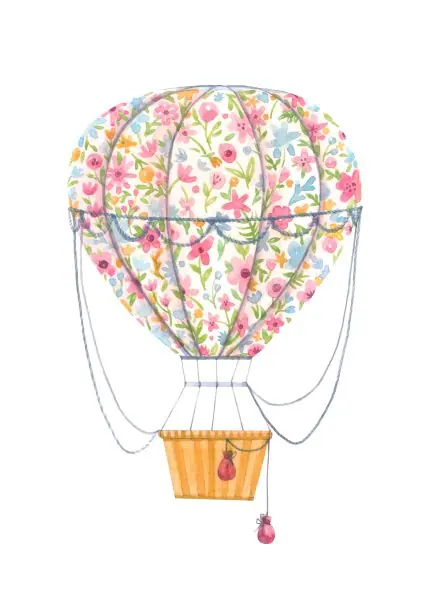 Çiçek Desenli Balon