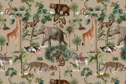 Safari Ormanı Deseni