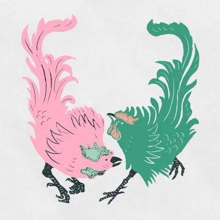 Pembe ve Yeşil Horozlar