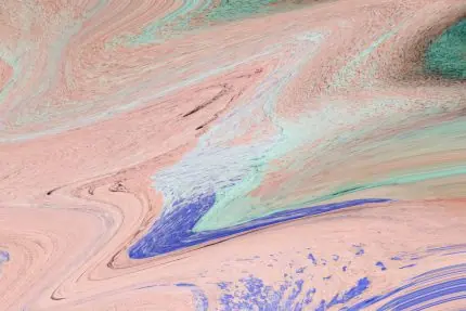 Pastel Ebru Akışı
