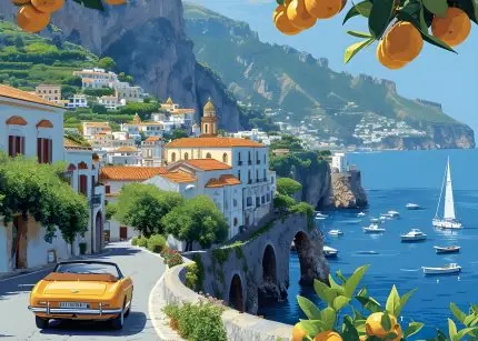 Limon Ağaçlı Amalfi Yolu