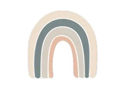 Pastel Sade Gökkuşağı